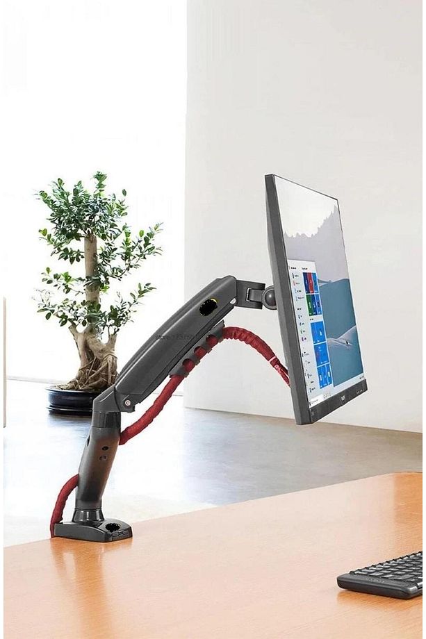 24'' Inç Lcd Led Monitör Masa Üstü Full Hareketli Askı Aparatı - 2