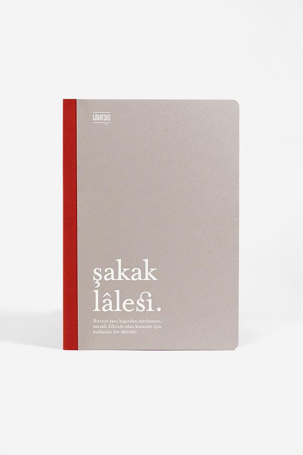 Lugat365 x Karatis 13*19 64 Yp.Çizgili Defter-Şakak Lalesi - 1
