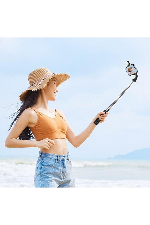 SS -1781 Bluetooth Selfie Çubuğu Uzaktan Kumandalı/tripod Standlı - Siyah SS-1781 - 4