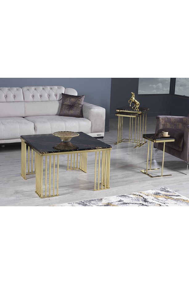 PREMİUM KARE ORTA SEHBA ZİGON SEHBA  LAMBADER KOMPLE SET - 3