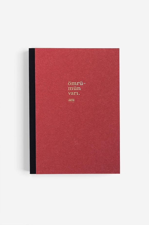 Lugat365 x Karatis 15*21 96 Yp.Düz Defter-Ömrümün Varı - 1