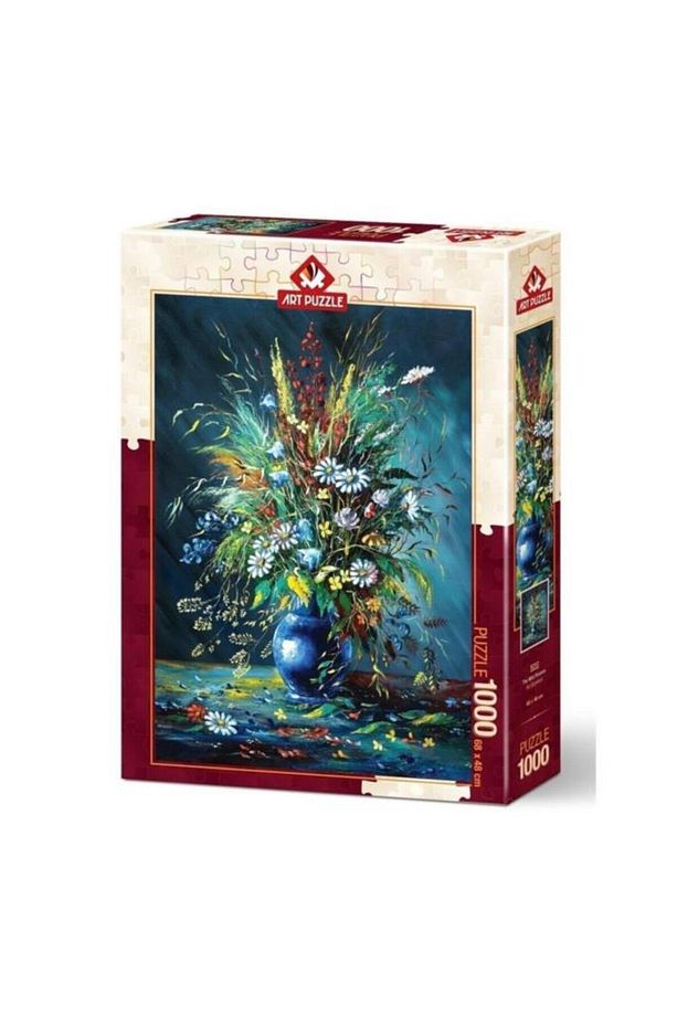Mullurg  Urg01 5212 , Kır Çiçekleri 1000 Parça Puzzle (Muul) - 1