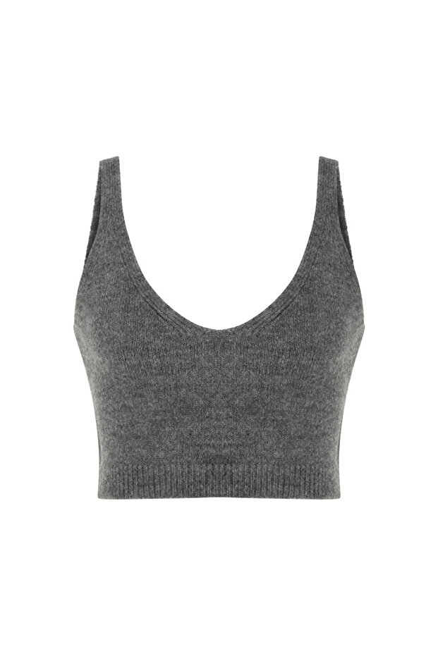 Dar kesim askılı triko - 3