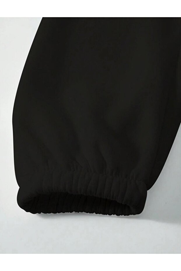 بنطال رياضي باللونين الأسود والرمادي - 3