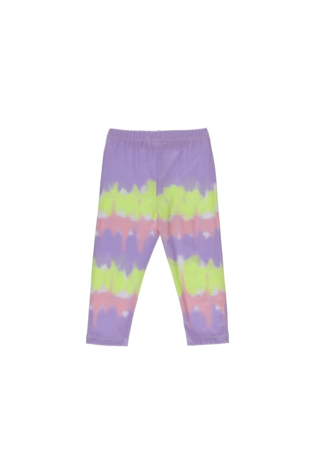 Baby Girl Gradient Printed Lilac Tights
