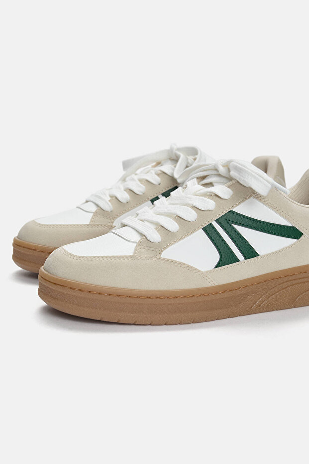 Çok parçalı retro spor ayakkabı - 2