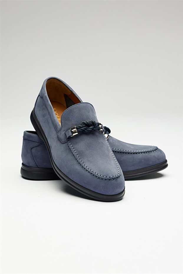 Mavi Deri Loafer - 2