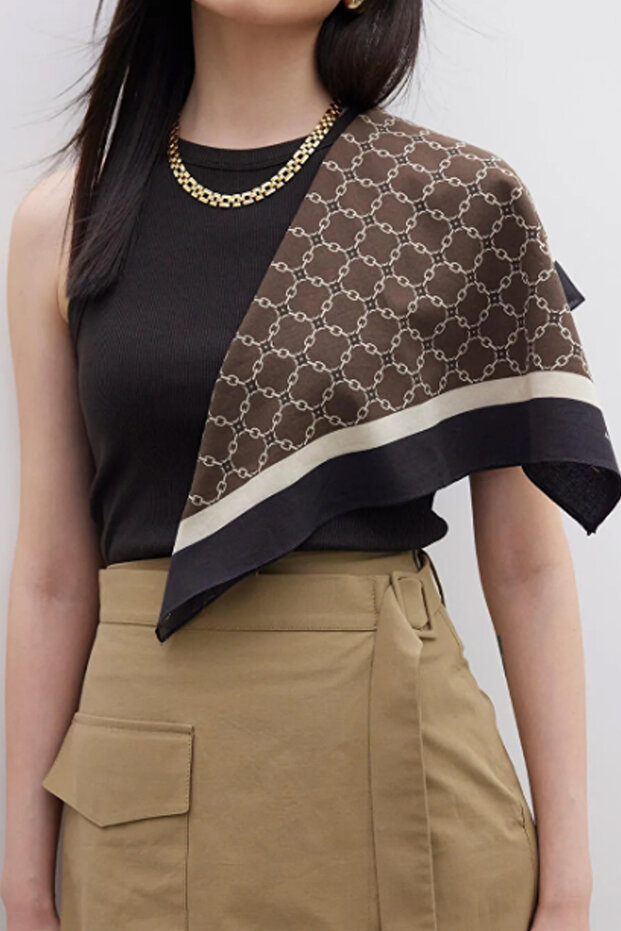 Desenli Fular Estacraft - 1