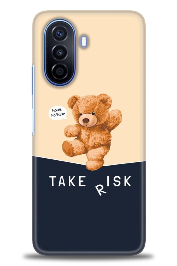 Tecno Spark 8C Case Hd Printed Case - Take Risk + Full Screen Protector