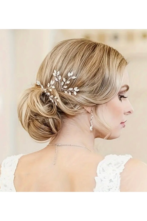 Stylish and Elegant Wedding and Engagement Bridal Crown and Hair Accessory with Completely Handmade Crystal Stones
