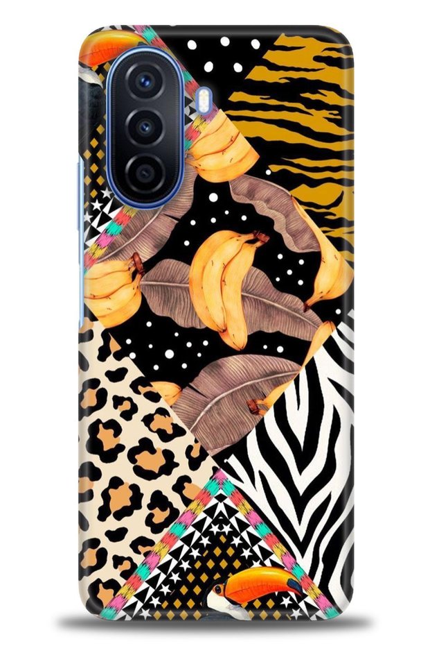Tecno Spark 8C Case Hd Printed Case - Banana Parrot