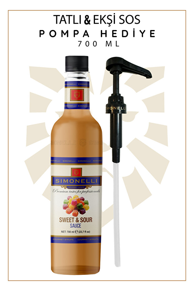 Tatlı & Ekşi Sos 700 ml Pompa Hediyeli - 2