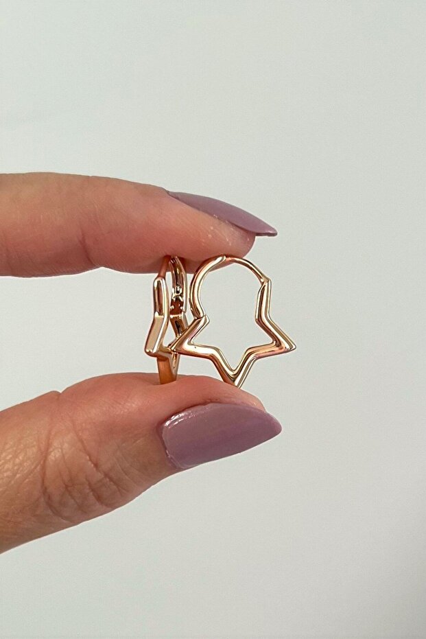 Star Küpe Çifti | Çelik - 2