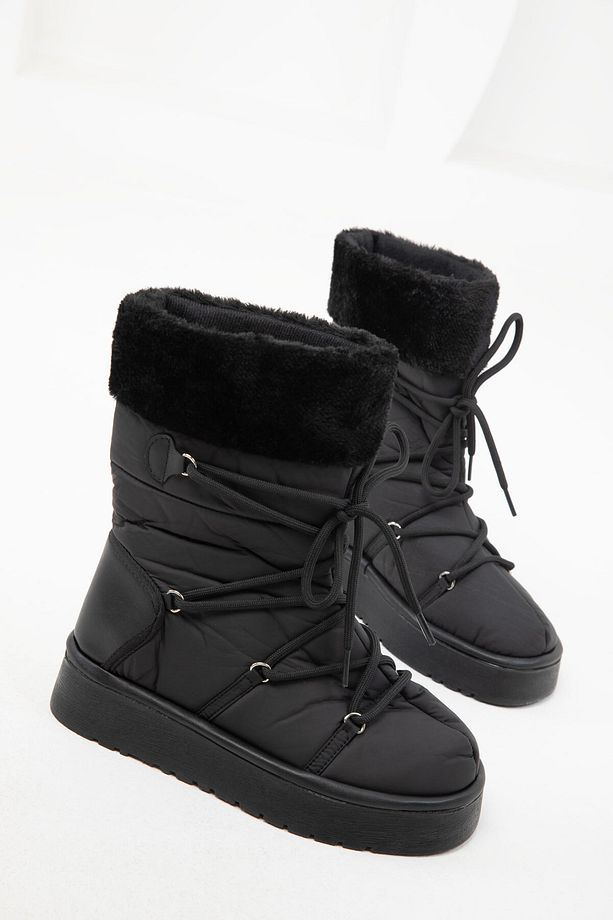 Siyah Kadın Bot & Bootie 20012 - 2
