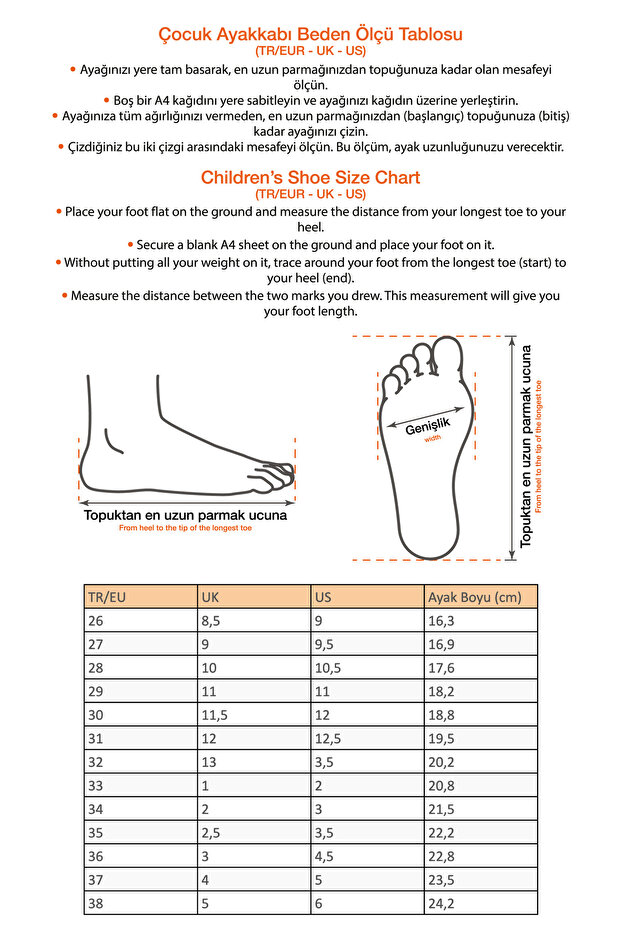 Siyah Bağcıklı Trekking Büyük Erkek Çocuk Kids Spor Ayakkabı
TAKAW25SN00025 - 6