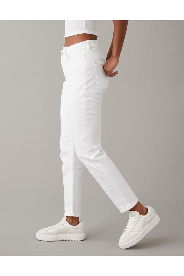 بنطلون جينز AE Stretch Mom - 1