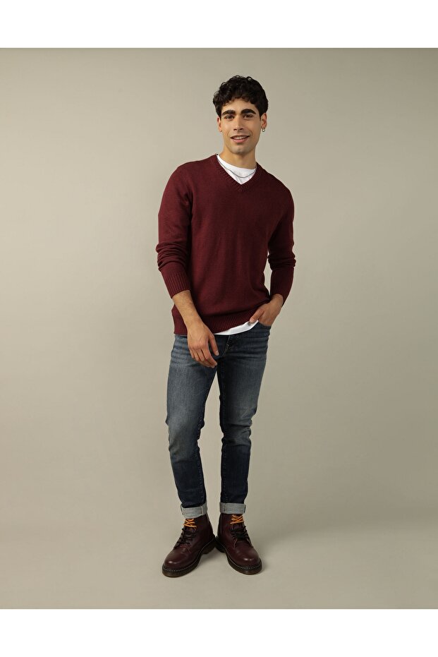 Ae Super Soft V-Neck Sweater