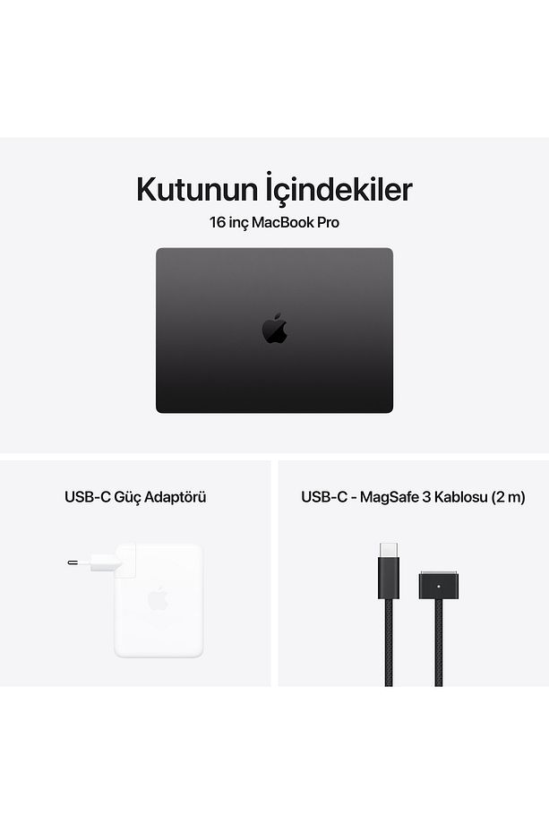 16" MacBook Pro: Apple M4 Max chip with 16‑core CPU and 40‑core GPU, 48GB, 1TB SSD - Uzay Siyahı - 8