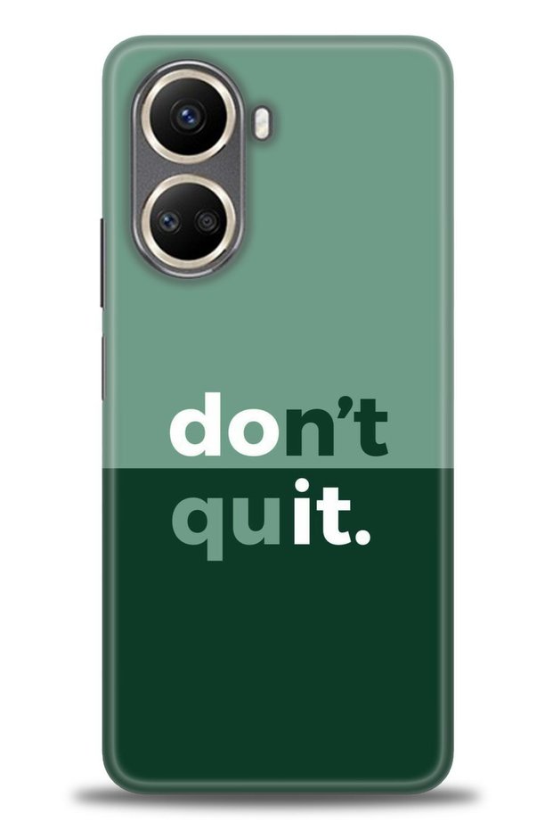 Realme C55 Case Hd Printed Case - Dont Quit + Full Screen Protector