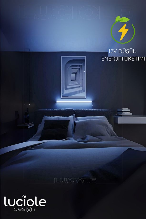 Rgb Led Abajur Aplik Gece Lambası Lambader Renkli Uzaktan Kumandalı Işık - Ledtube11 - 4