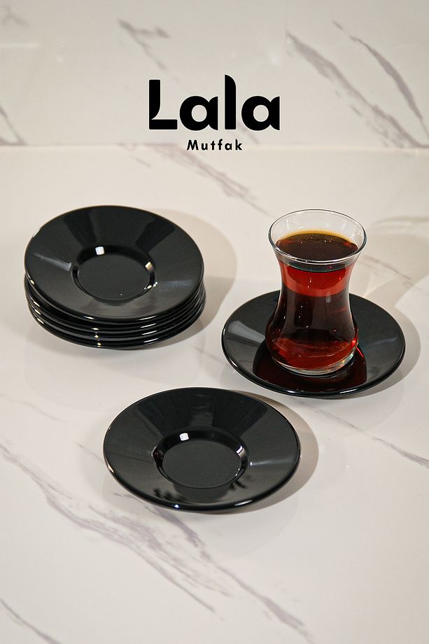 Gözde Çay Tabağı (6'LI, KIRILMAYA DAYANIKLI) - 1
