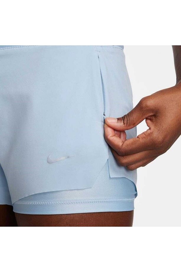 Swift Dri-Fit Kadın Mavi Koşu Şort DX1029-440 - 4