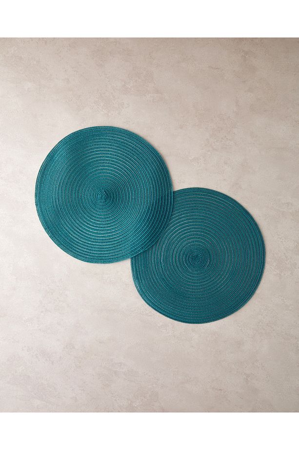 Green Year PP 2'li Amerikan Servis 38 cm Yeşil - 1