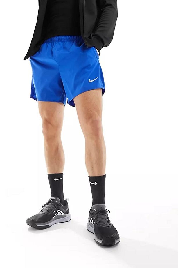 Challenger Dri Fit 5'' Inch Brief Lined Running Shorts Slip Astarlı Koşu Şortu Mavi - 2