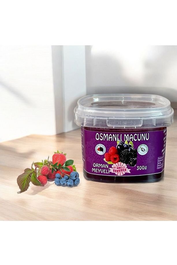 Osmanlı Macunu Meyveli 6 Adet X 300 Gr. Ev Seti 60 Adet Macun Çubuğu Hediyeli - 7