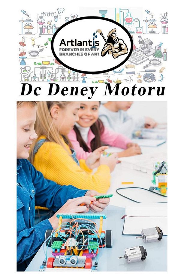 Deney Motoru 3 Volt 6 Adet 3v - 6 v Dc Yüksek Devir Dinamo Motoru Okul Hobi Mini Motor 2 Adet Pille - 6