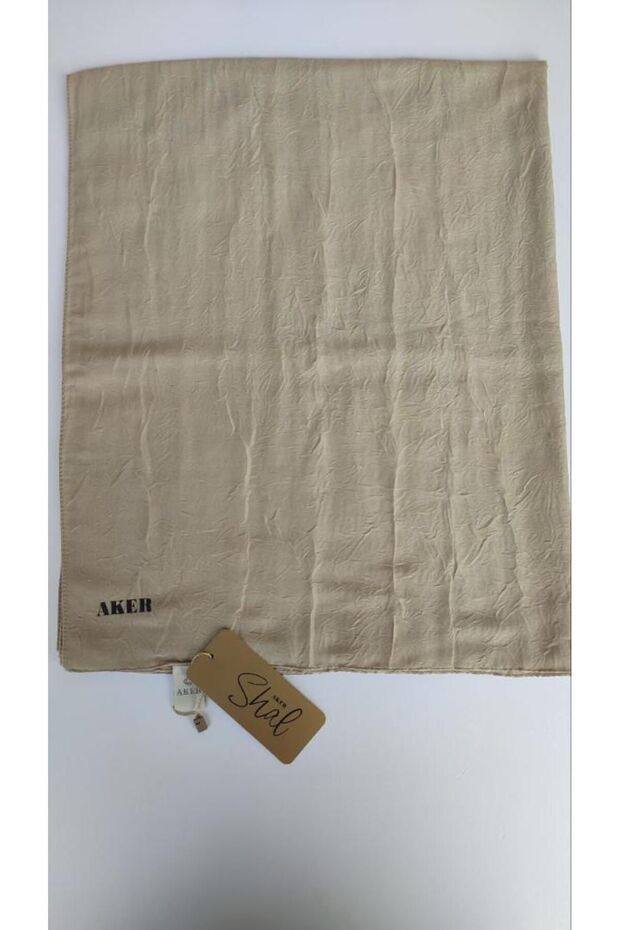 Bej Bambu Kraş Şal - 6