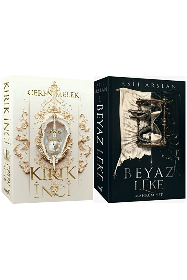 Kırık İnci + Beyaz Leke Karton Kapak 2 'li Set Ceren Melek
