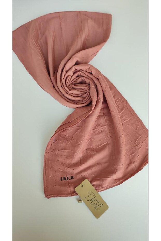 Gül Kurusu Bambu Kraş Şal - 1