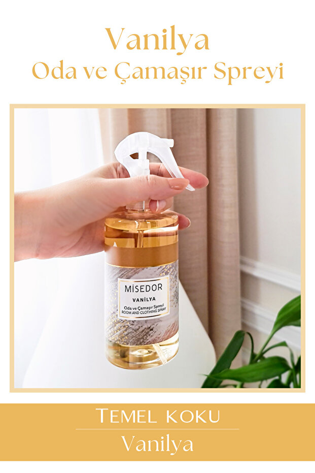 2 Li Set Vanilya Oda Kokusu Ve Çamaşır Spreyi 330 ml - 5