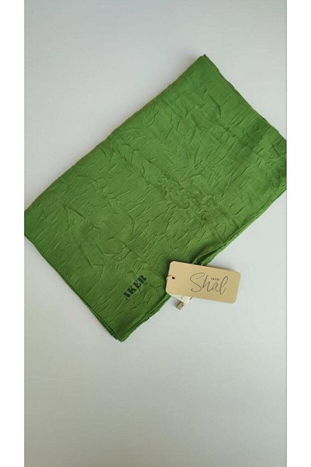 Yeşil Bambu Kraş Şal - 4