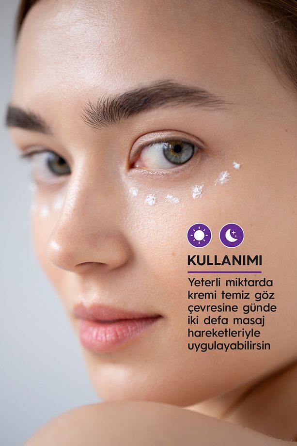 İnce Çizgi Kırışıklık Karşıtı Sıkılaştırıcı Mikro-alg & Peptit Göz Kremi 15 ml - 5