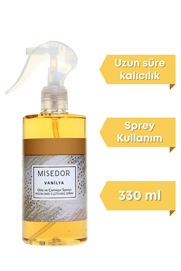 2 Li Set Vanilya Oda Kokusu Ve Çamaşır Spreyi 330 ml - 7