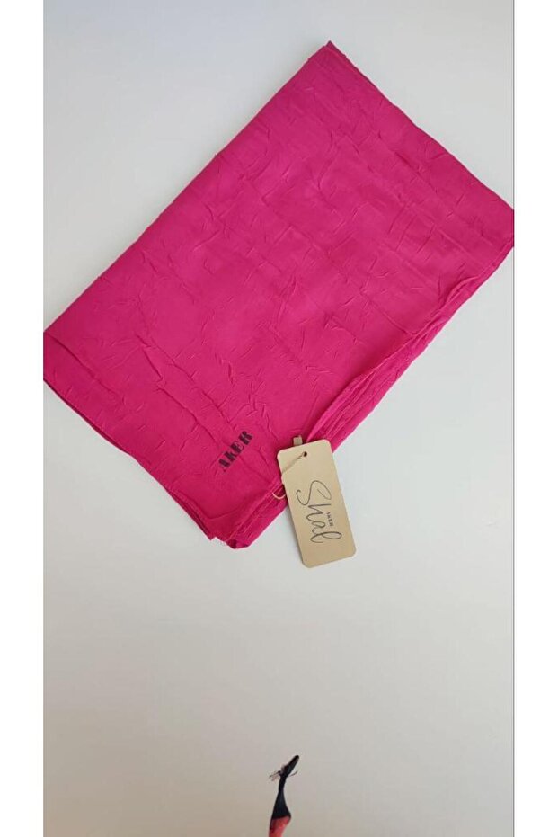 Fuşya Bambu Kraş Şal - 4
