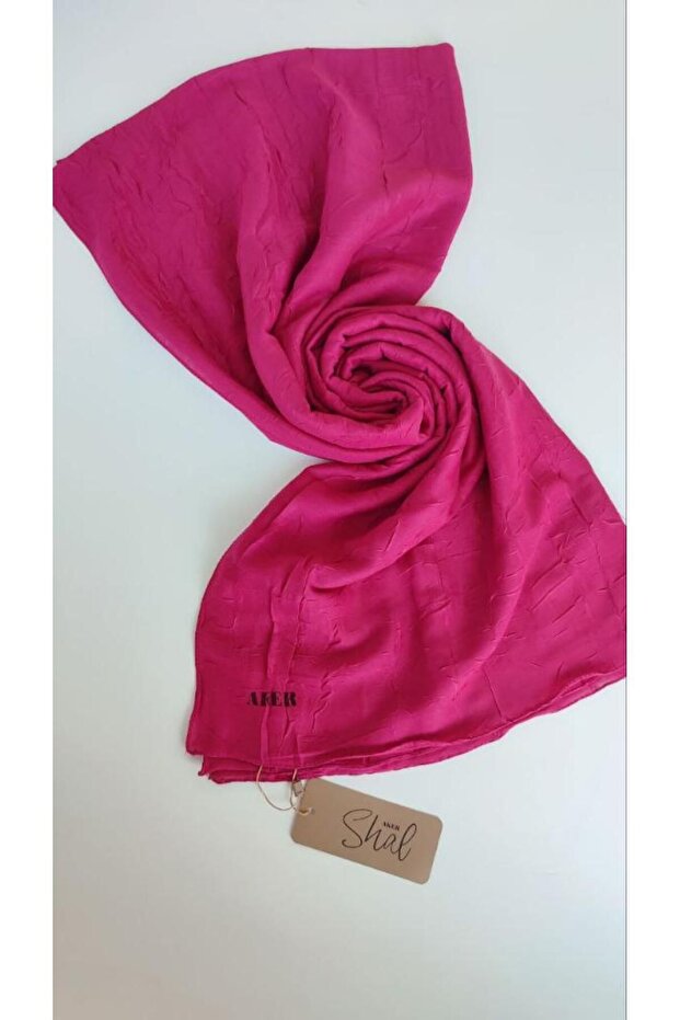 Fuşya Bambu Kraş Şal - 1