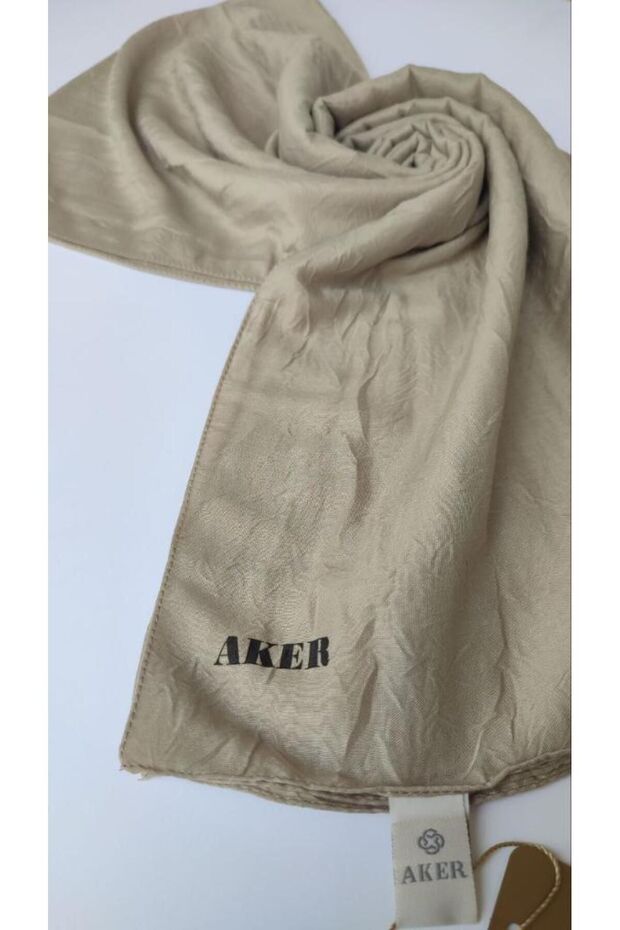 Bej Bambu Kraş Şal - 4