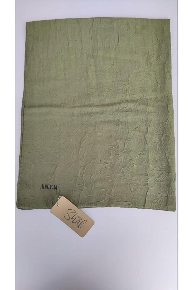 Haki Bambu Kraş Şal - 5