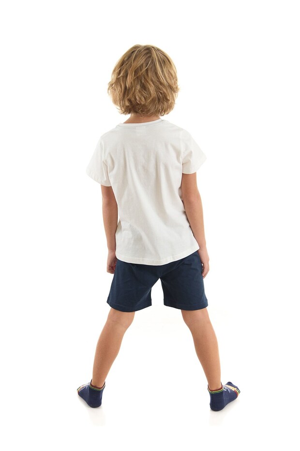 Lisanslı Erkek Çocuk Tişört Ve Şortlu Pijama Takımı 20978 - 3