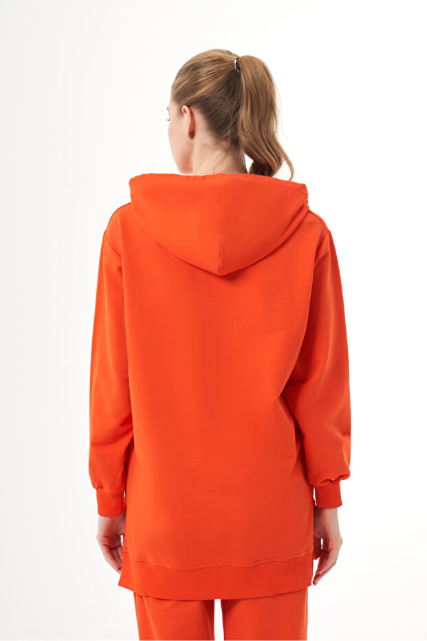 Torba Cepli Nar Çiçeği Sweatshirt - 2