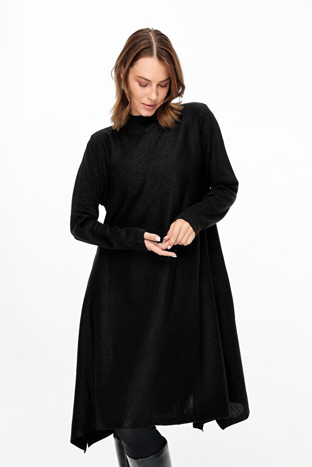 Simli Triko Panço-SİYAH - 7