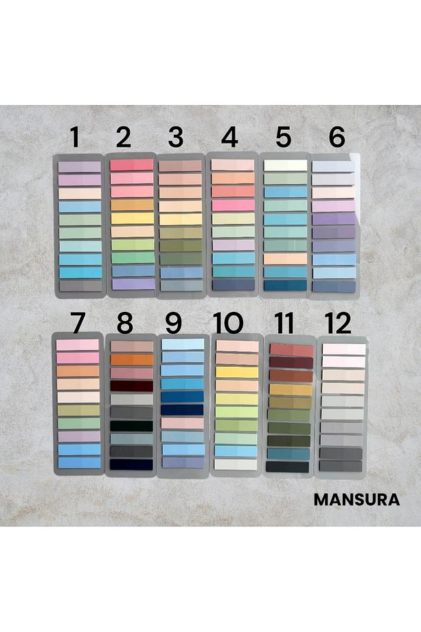 1 Adet Pastel Renk Post-it Yapışkanlı Not Kağıdı Index Sticker Indeks - 2