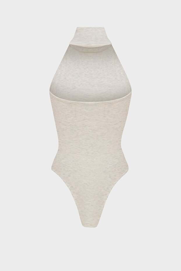 Lina Bodysuit - Bej Melanj - 2