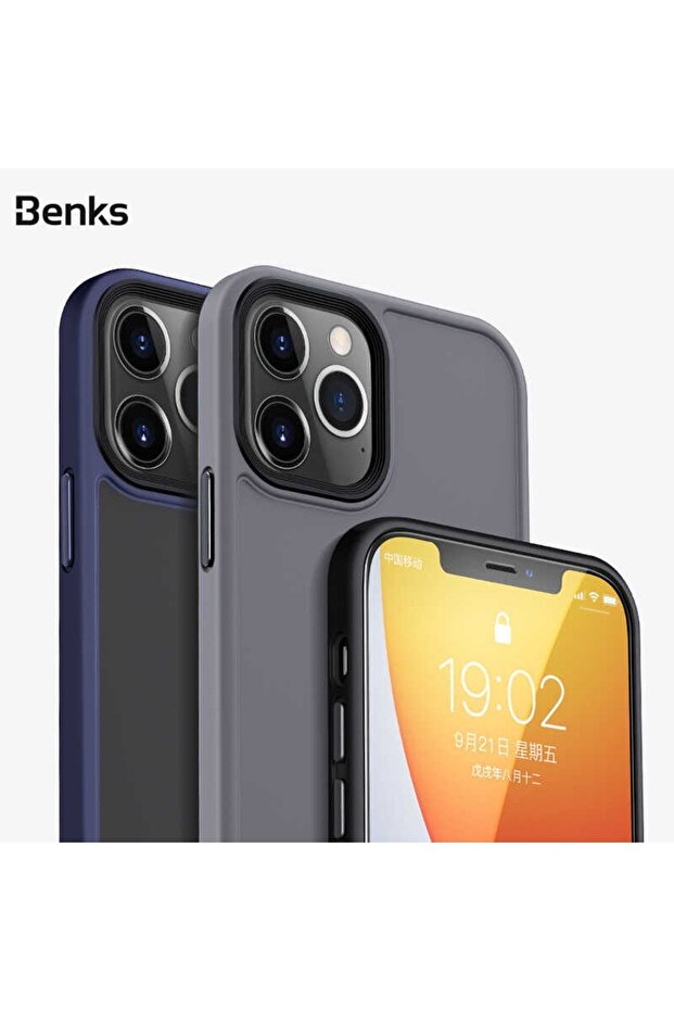 Iphone 12 Matte Electroplated Tpu Kapak - 3