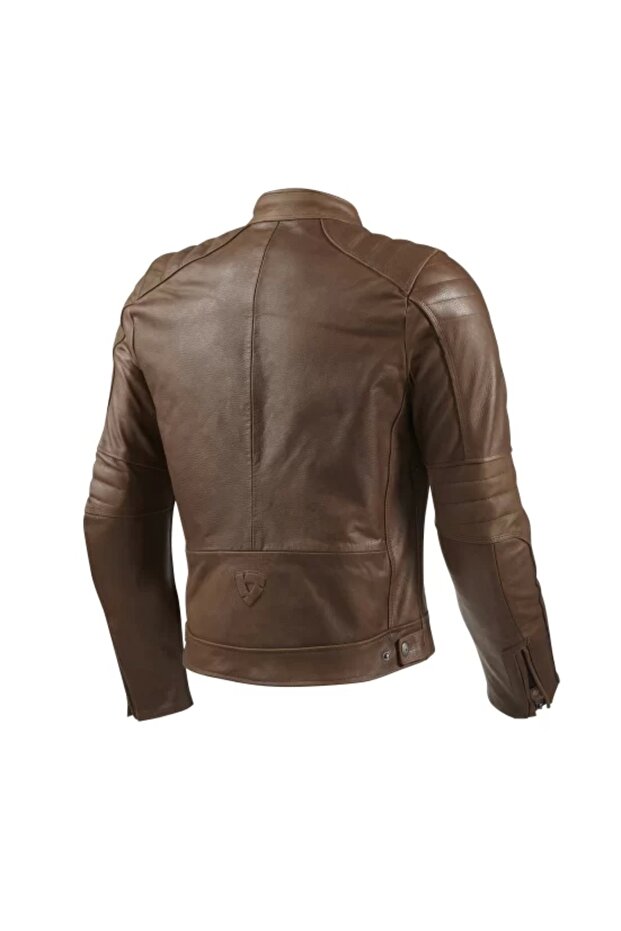 REDHOOK LEATHER COAT BROWN - 2