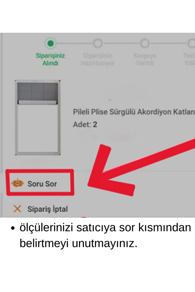Beyaz Pliseli Kapı Sineklik - 7