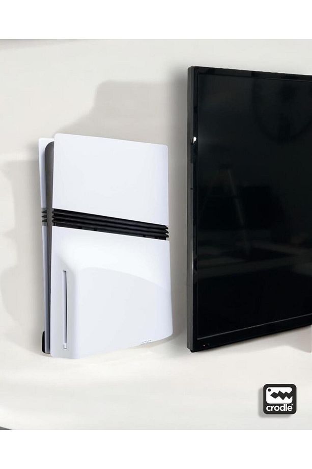 Ps5 Pro İçin Duvar Standı ve Masa Altı Montaj Standı Yerden Tasarruf Sağlar Rahat Hava Akışı - 7